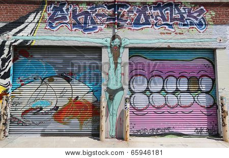 Mural at East Williamsburg in Brooklyn