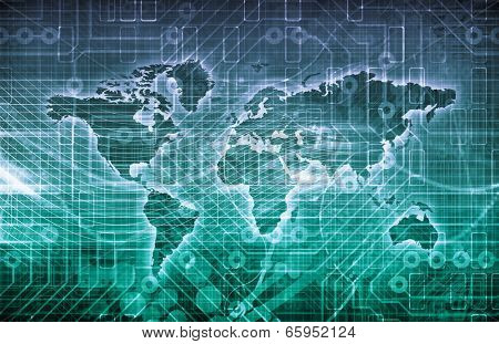 Data Network on a Corporate System as Art
