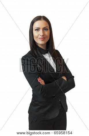 Business Woman Portrait With Crossed Arms
