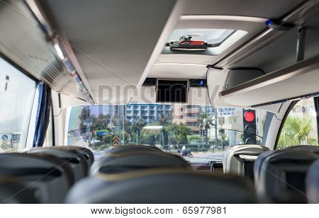 Empty Bus Interior