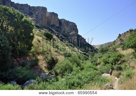 Wadi Amud In Galilee, Israel