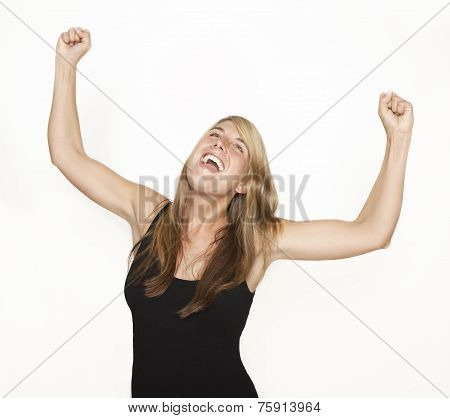 Young Woman Enjoying