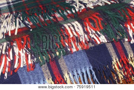 Wool Blanket Fringe Detail