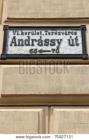 Andrassy Ut, Budapest
