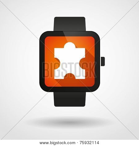 Smart Watch Icon With A Male Sign