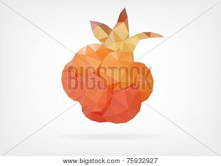 Low Poly Cloudberry / Nordic Berry