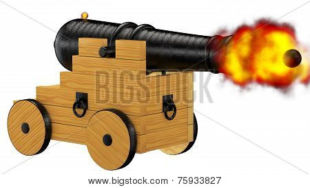Pirate Cannon Firing