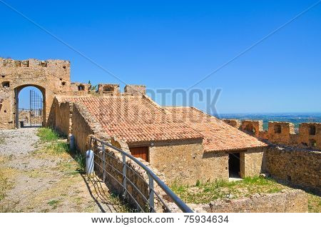 Swabian Castle of Rocca Imperiale. Calabria. Italy.