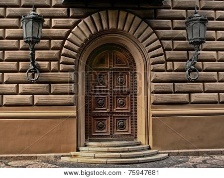 antique ornate door