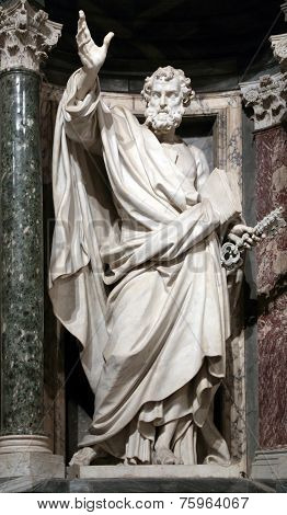 Statue Of Saint Peter The Apostle