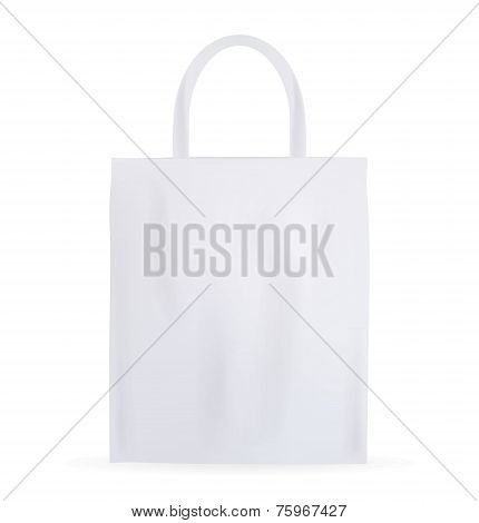 White cotton bag
