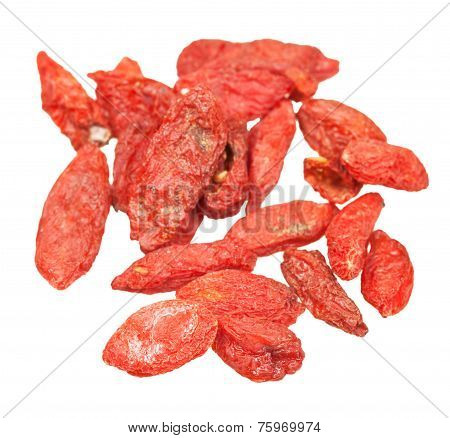 Dried Goji Berries Isolated