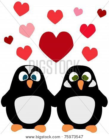 Penguin love