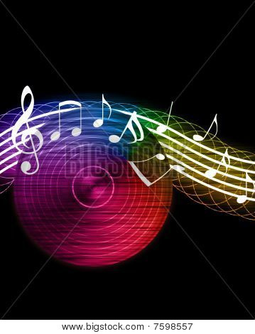Fundo de música criativa