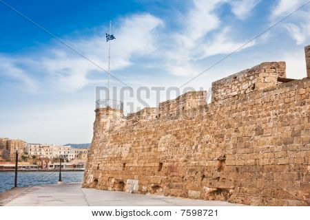 Chania-erőd és a Harbour