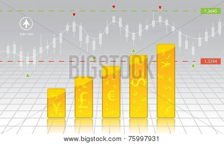 currency exchange, chart, forex, stock, money