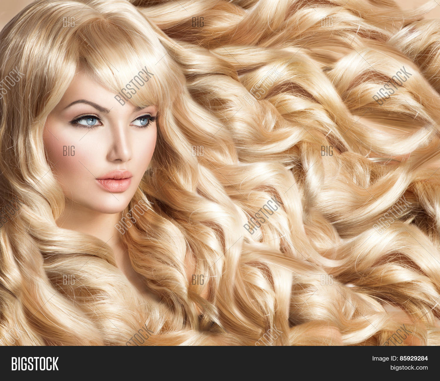 Beauty Blonde Woman Image Photo Free Trial Bigstock