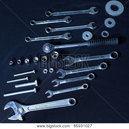 Set of wrenches