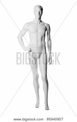 mannequin male isolated