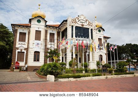 MALACCA, MALAYSIA - CIRCA JANUARY, 2015: The Proclamation of Independence Memorial is a museum in Malacca City. Malacca was included in the list of UNESCO World Heritage Sites in 2008.