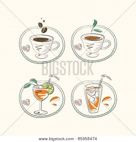 Hot coffee and refreshments