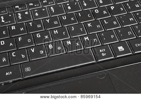 Dirty Laptop Keyboard
