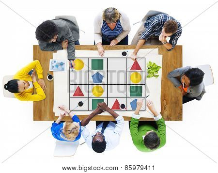 Sudoku Puzzle Problem Solving Leisure Games Concept