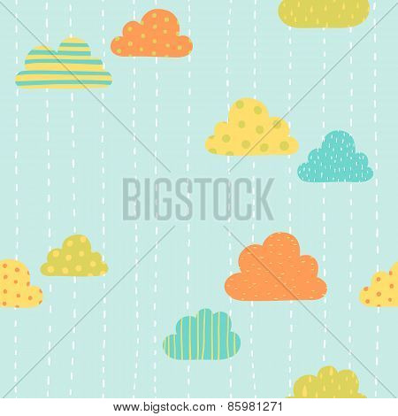 Funny clouds pattern.