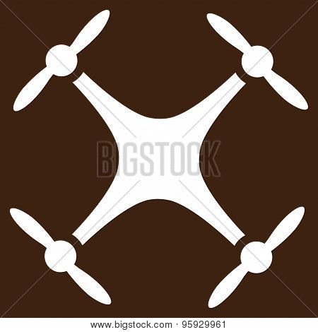 Quadcopter icon from Business Bicolor Set