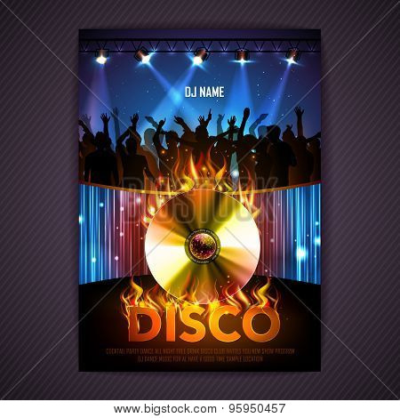 Disco Background. Disco Poster