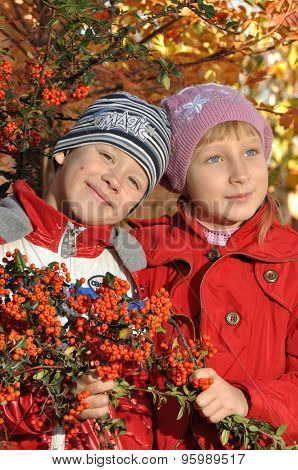 A boy with a girl