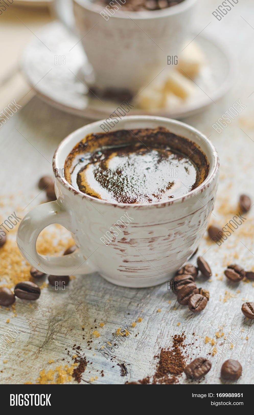 Coffee Small Cup Cane Image & Photo (Free Trial) Bigstock