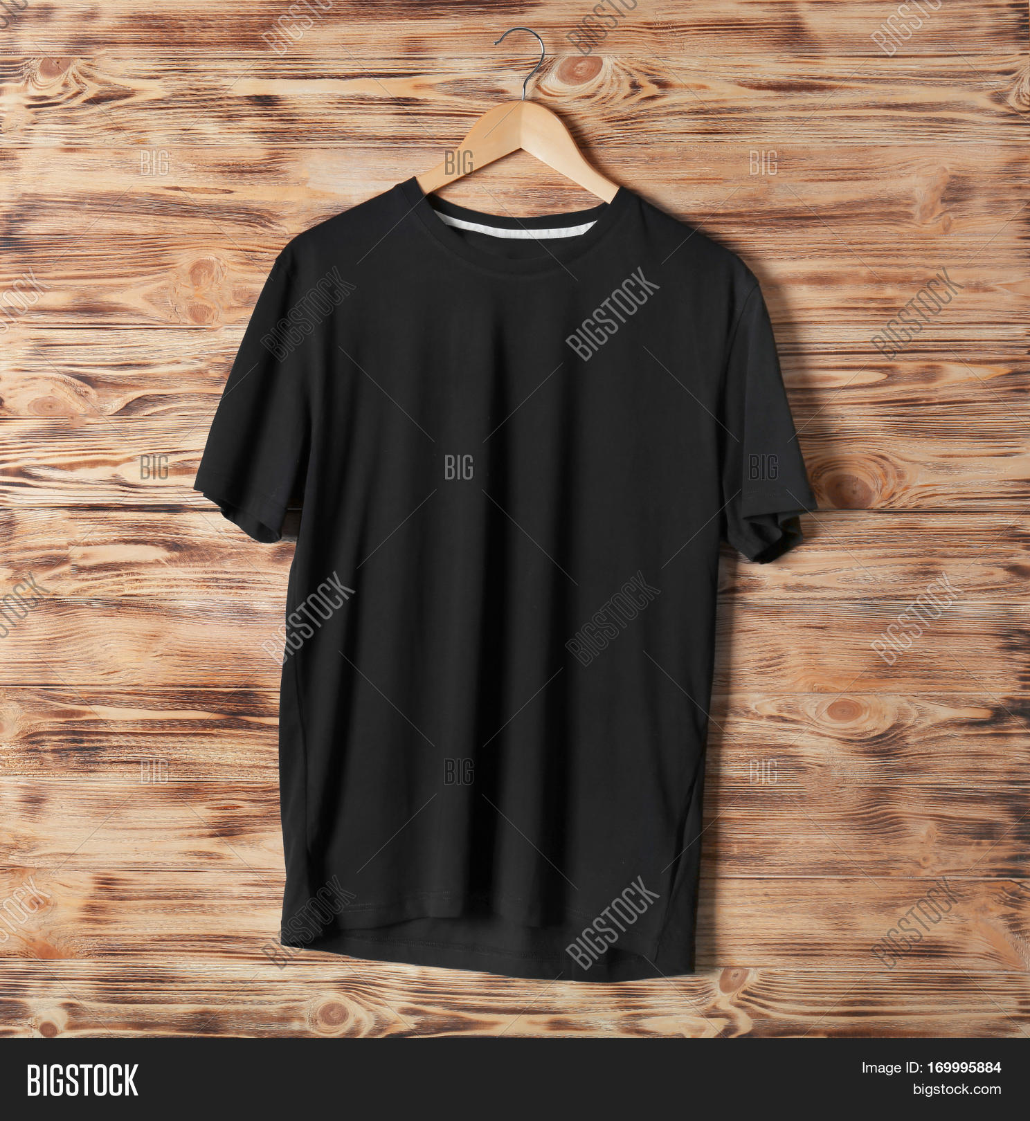Blank Black T-shirt Image & Photo (Free Trial) | Bigstock