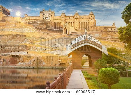 Amer Fort  Is Located In Amer, Rajasthan, India.