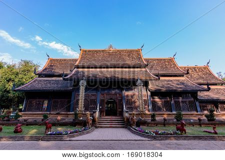 Wat Lok Moli the historical Buddhist Temple in Chiang Mai Thailand