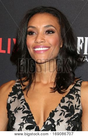 LOS ANGELES - JAN 8:  Annie Ilonzeh at the Weinstein And Netflix Golden Globes After Party at Beverly Hilton Hotel Adjacent on January 8, 2017 in Beverly Hills, CA