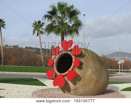 Roundabout Valentines Hearts