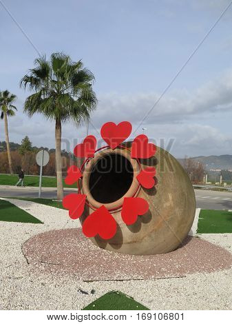 Roundabout Valentines Hearts