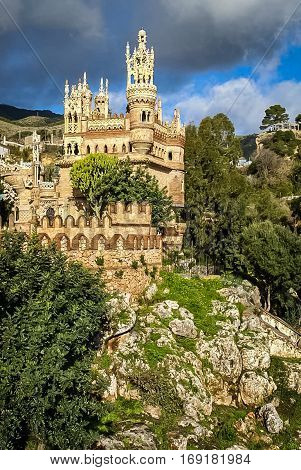 Colomares Castle, Benalmadena, Andalusia, Spain