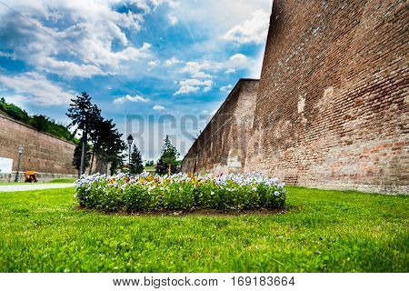 on the street of Alba iulia citadel