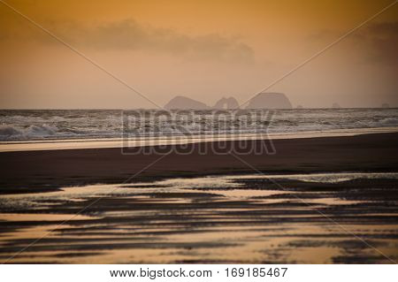 Cape Lookout on the haze Oregon USA