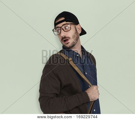 Caucasian Casual Man Snapback