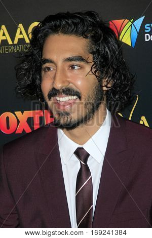 LOS ANGELES - JAN 6:  Dev Patel at the 6th AACTA International Awards at 229 Images on January 6, 2017 in Los Angeles, CA