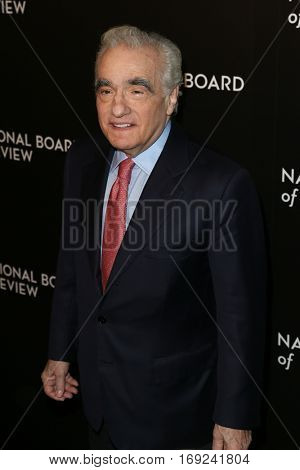 NEW YORK-JAN 4: Director Martin Scorsese attends the National Board of Review Gala at Cipriani Wall Street in New York on January 4, 2017.