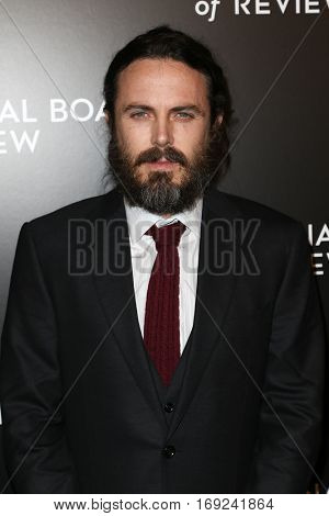 NEW YORK-JAN 4: Actor Casey Affleck attends the National Board of Review Gala at Cipriani Wall Street in New York on January 4, 2017.