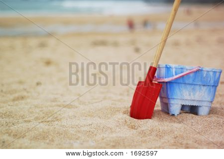 Sinisen segmentin ja Red Spade rannalla