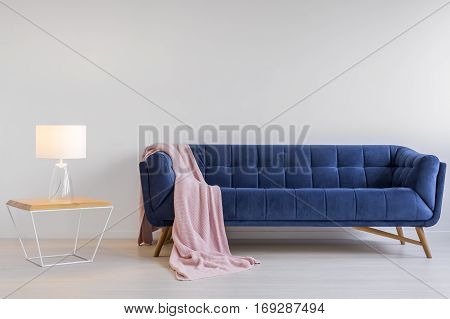 Room With Upholstered Sofa