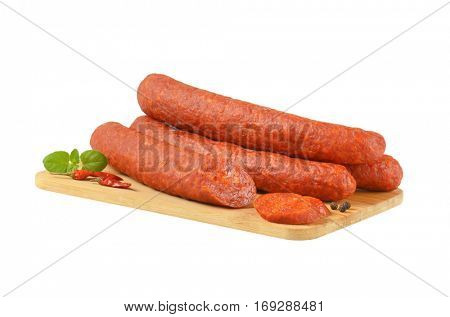 Hungarian Csabai Sausages (Csabai kolbasz) -  pork sausages with a lot of paprika
