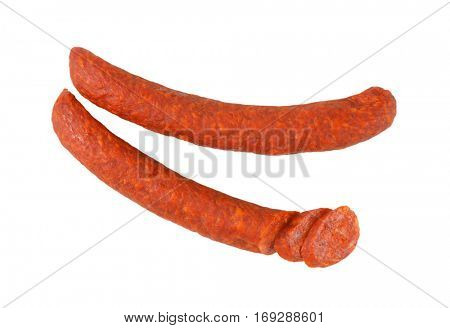 Hungarian Csabai Sausages (Csabai kolbasz) -  pork sausages with a lot of paprika