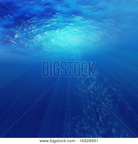 sguardo dall'abisso del mare